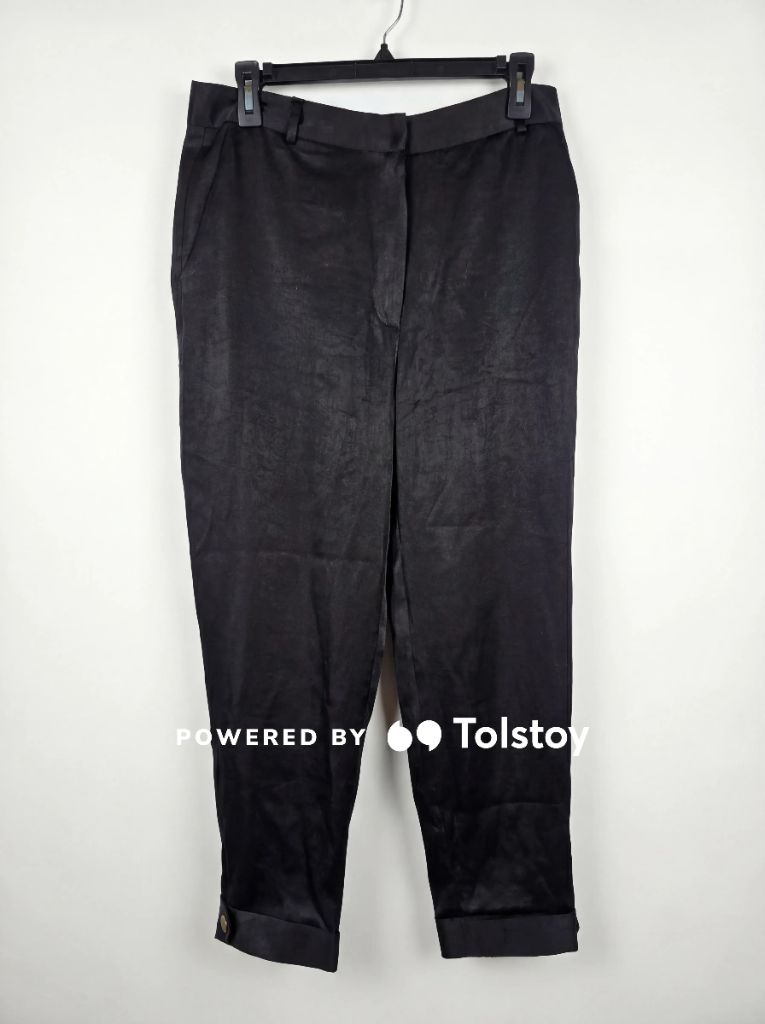 Zara Black Silk Pants