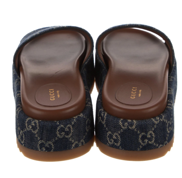 Gucci GG Denim Slides — Sole